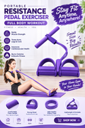 Portable Resistance Pedal Exerciser – Full Body Home Workout