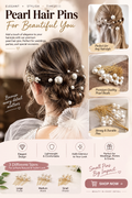 Pearl Hair Pins for Women – Elegant Bridal & Wedding Hair Accessories