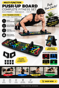 9-in-1 Multi-Function Push-Up Board – Complete Home Workout Set